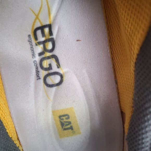 Caterpillar Steel Toe ERGO CAT Women's Work‎ Shoe Size 9.5 Gray Pink - Picture 9 of 12